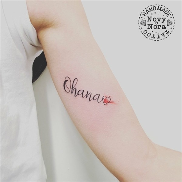 ▷ 1001 + Ideen und Inspirationen für ein Ohana Tattoo