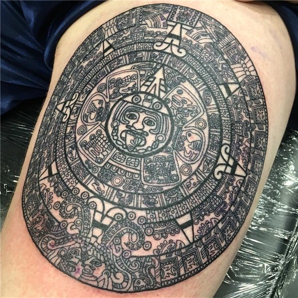 100+ Best Aztec Tattoo Designs - Ideas & Meanings in 2019