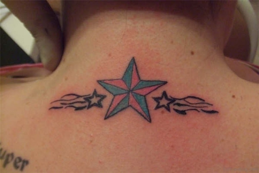100 Classic Star Tattoos On Neck