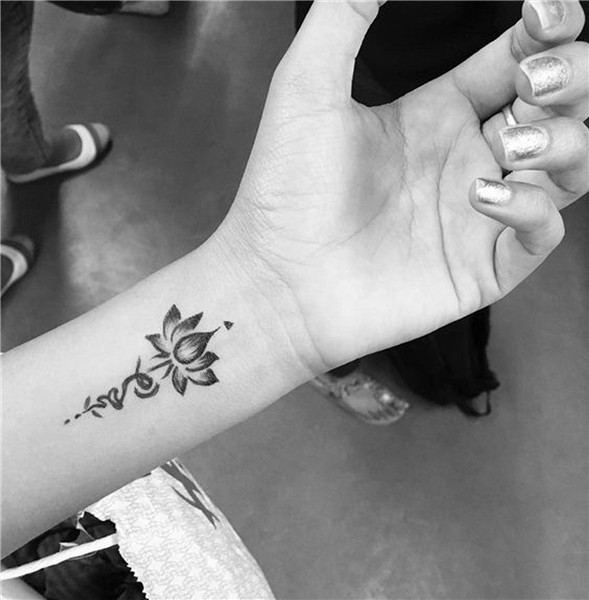 100+ Most Popular Lotus Tattoos Ideas for Women Wrist tattoo