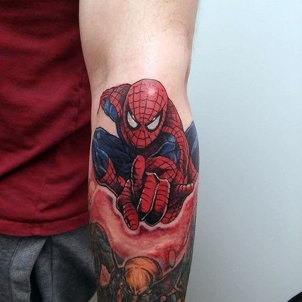 100 Spiderman Tattoo Design Ideas For Men - Wild Webs Of Ink