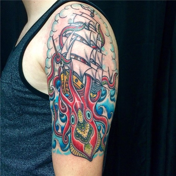 101 Awesome Kraken Tattoo Designs You Need To See! Outsons M