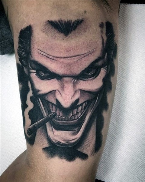 101 Joker tattoo designs for men - (incl, legs, backs, sleev