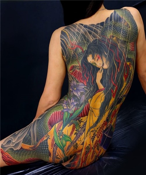 10 Beautifully Twisted Snake Lady Tattoos * Tattoodo