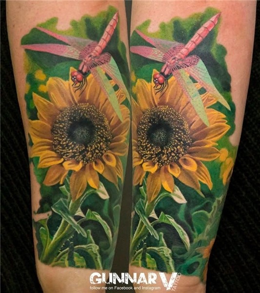 10 Cool Sunflower Tattoo Designs And Images For Women