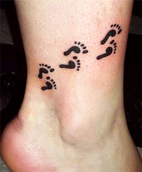 110+ Most popular footprint tattoo ideas for both boys and g