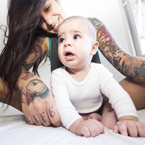 124 Babies And Their Tattooed Parents That Look Absolutely B