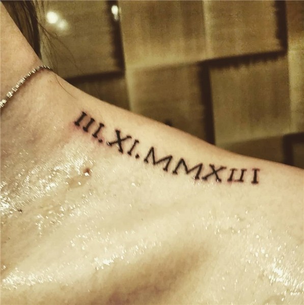 125 Roman Numeral Tattoos: Have A Better Appeal With Numeric