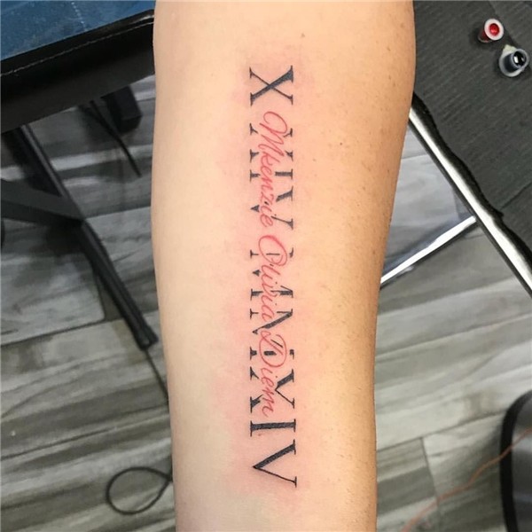 125 roman numeral tattoos: have a better appeal with numeric