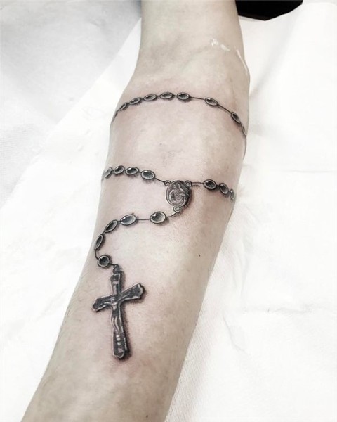 128 Excellent Rosary Tattoos Ideas - Parryz.com