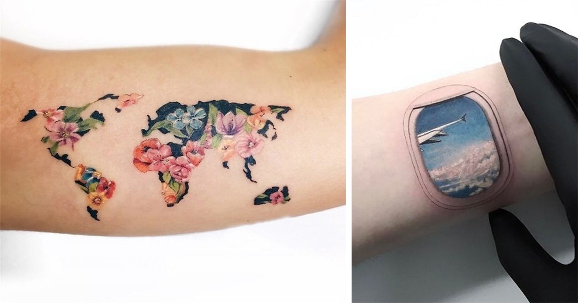 128 Travel Tattoo Ideas That Will Make You Want To Pack Your