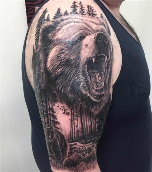 12+ Best Grizzly Bear Tattoo Designs and Ideas PetPress Griz