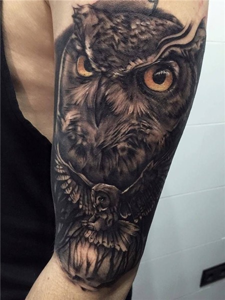 12 Best Owl Half Sleeve Tattoo Designs in 2021 Owl tattoo sl