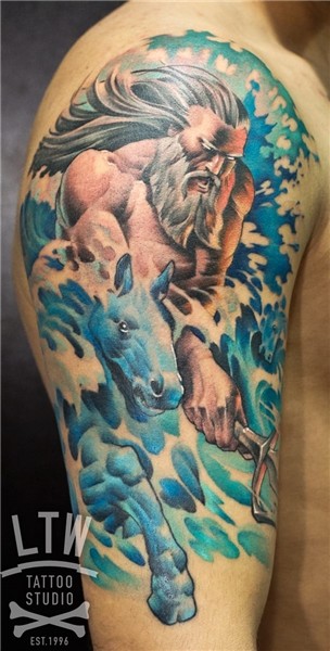 12 Commanding Poseidon Tattoos * Tattoodo