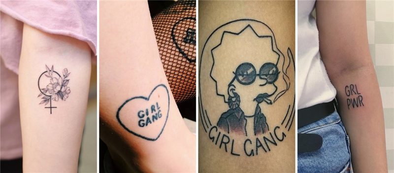 12 Feminist Tattoos That Celebrate Lady Power Brit Co Femini
