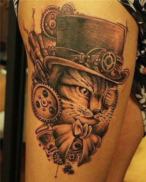12 Great Steampunk Tattoo Designs Steampunk tattoo design, C