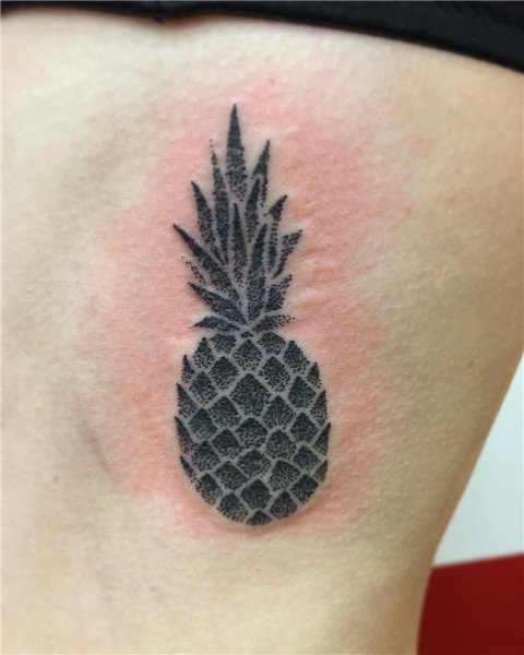 12 Pineapple Tattoo Ideas For Gals Who Are Prickly on the Ou