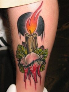 Candle Tattoo