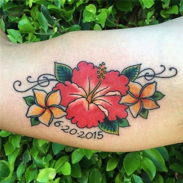 14+ Stunning Hibiscus flower tattoo sleeve image HD