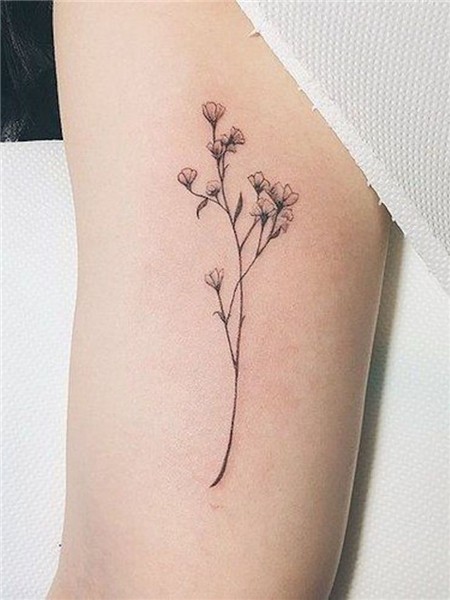 14 delicate flower tattoos that are not naff - Flower Tattoo