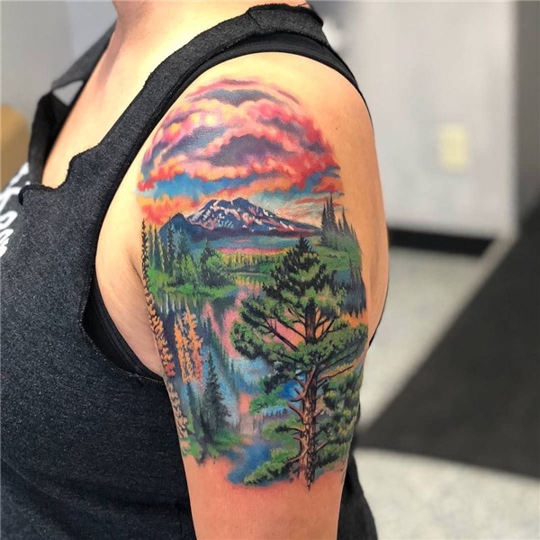 150+ Tattoo Ideas For Mountain Lovers - Body Art Guru Mounta