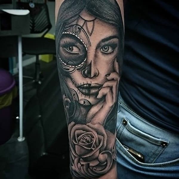 155 Day of the Dead Tattoo Ideas and Everything You Need to