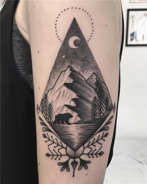 155 Extremely Adorable Mountain Tattoo You Get - Custom Tatt