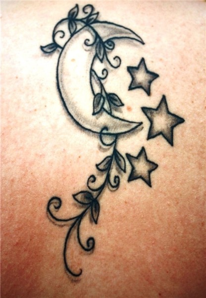 15 Ideas Of Small Moon Tattoos Moon tattoo designs, Star tat