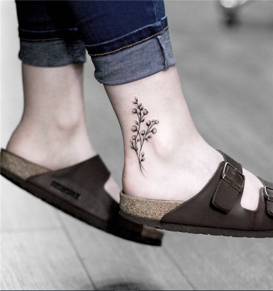 15 Lastest Lower Leg Ink Tattoo Designs With Flower This Spr