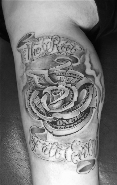 15+ Money Rose Tattoos Design Collection