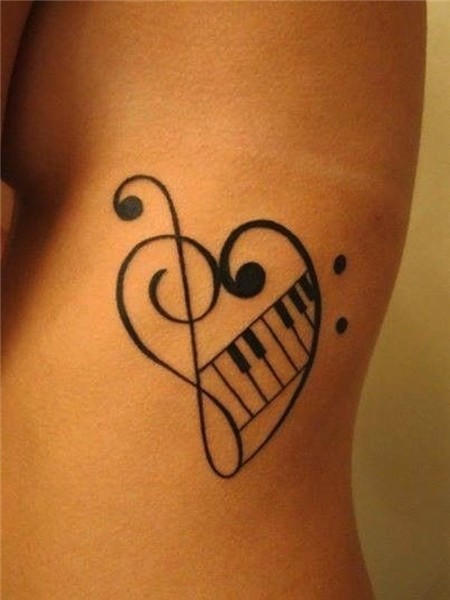 15 Music Notes Tattoos for the Music Lovers Music tattoos, M