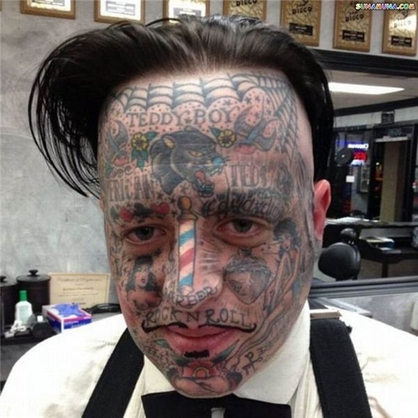 15 People With Terrible Face Tattoos