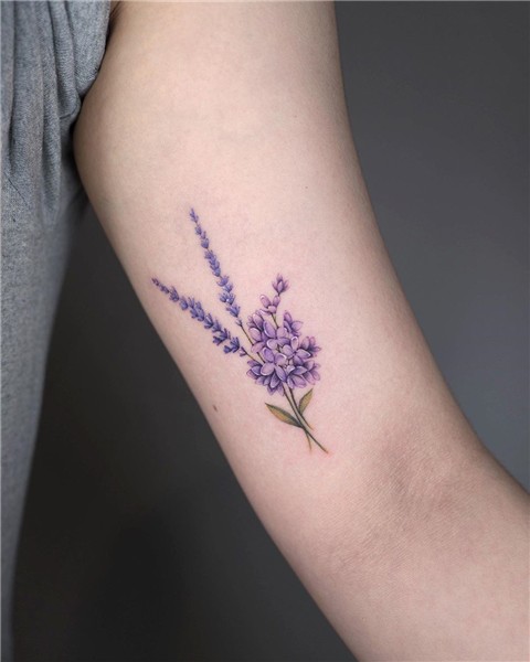 160 Amazing Lavender Tattoo Designs with Meanings, Ideas, an