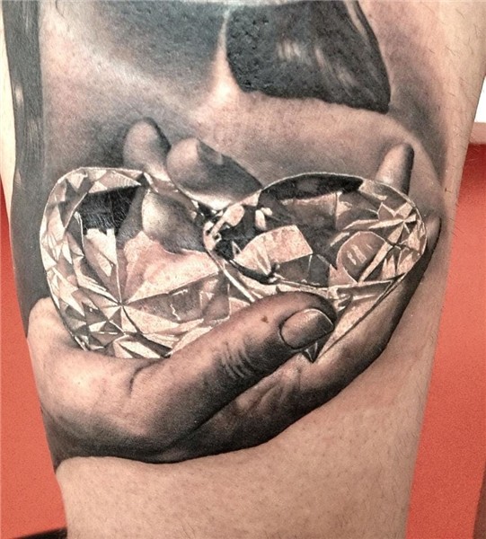 16 Realistic Diamond Tattoos To Die For * Tattoodo