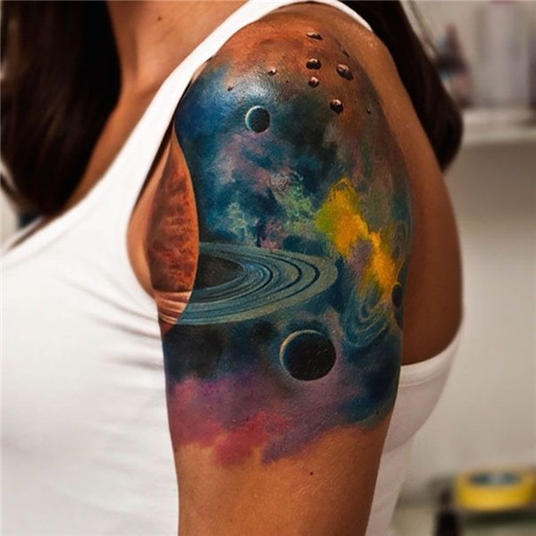 18 Cosmic Tattoos For Astronomy Lovers Galaxy tattoo, Celest