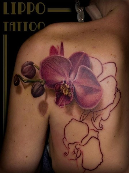 18 Fabulous Orchid Tattoos Orchid tattoo, Orchid flower tatt