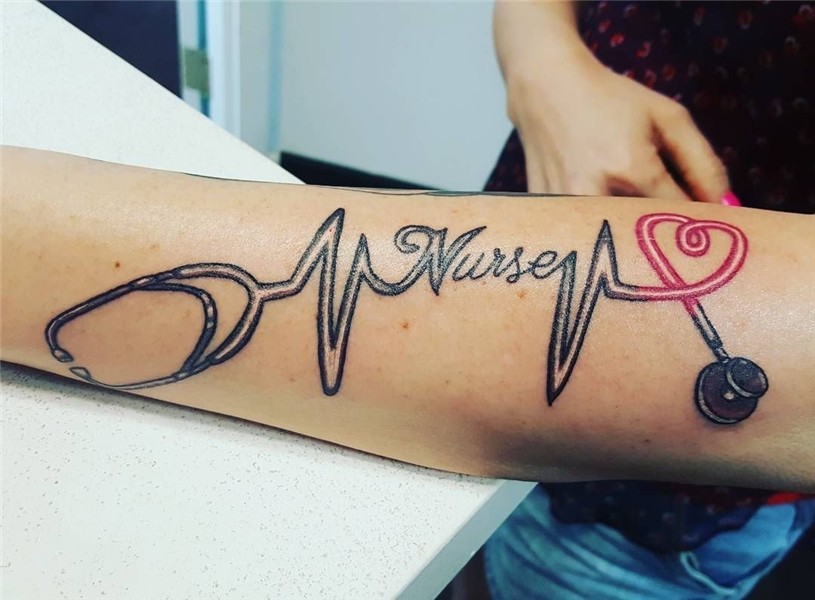 19 Nurse Tattoos That Are Both Badass and Sweet Nurse tattoo