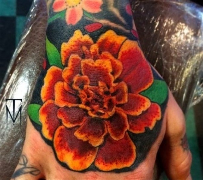 200 Amazing Marigold Tattoo Designs with Meanings and Ideas