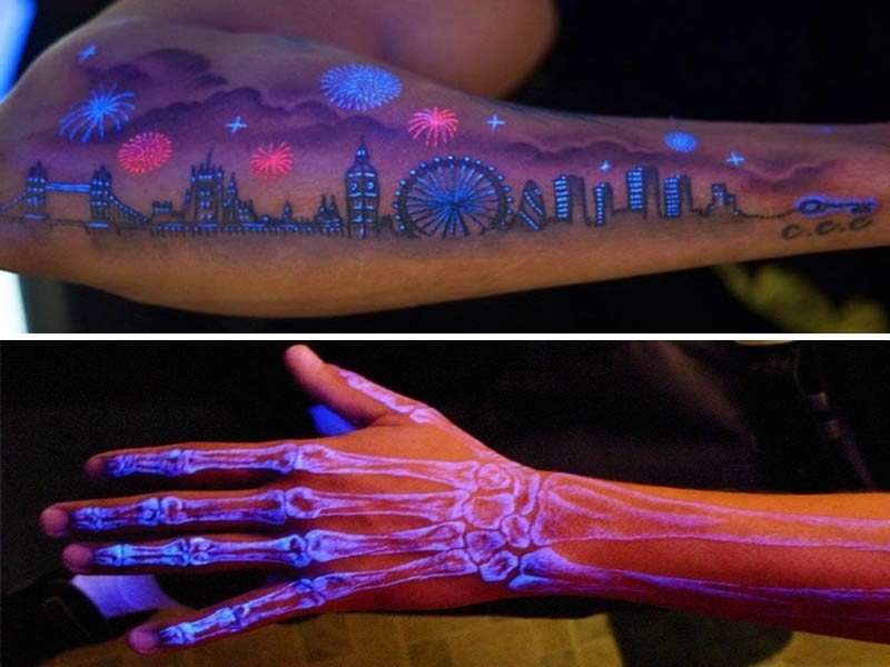 20 Glow In The Dark Tattoos : That’ll Make You Turn Out The