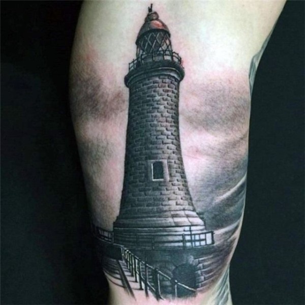 20+ Lighthouse Tattoos Lighthouse tattoo, Tattoo designs men