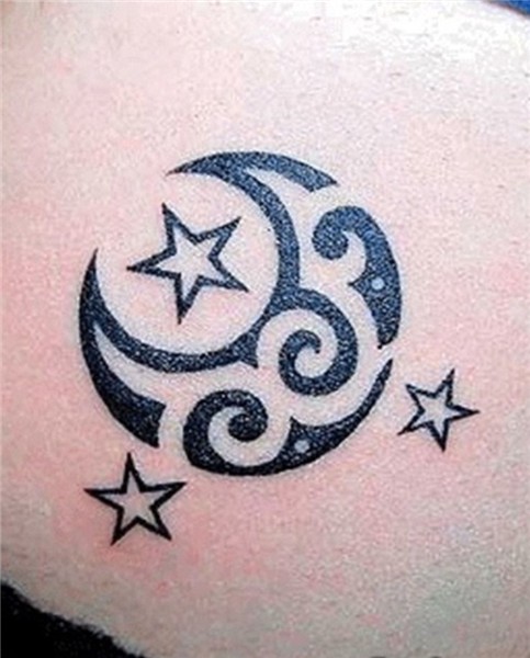 20+ Moon Tattoos Star tattoos, Star tattoo designs, Moon sta