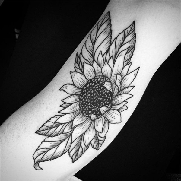20+ Warm Sunflower Tattoo Designs - Tattoos Era