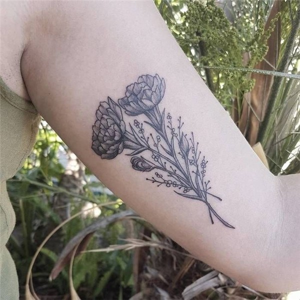 20 Wonderful Carnation Tattoo Designs - TattooBloq Carnation
