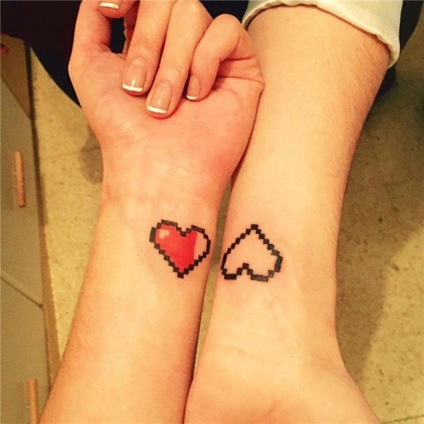 21 Lovely Heart Tattoos Heart tattoo wrist, Red heart tattoo