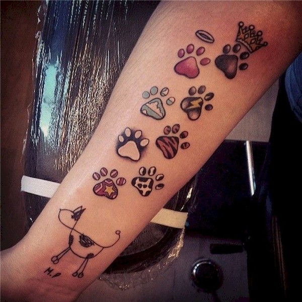 21 Most Beautiful Paw Print Tattoos Ideas - Stiliuse.com Pfo