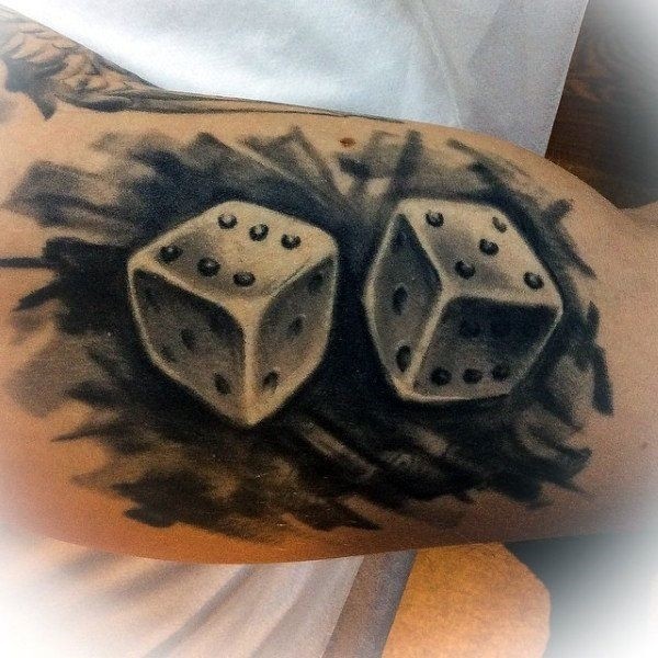 220+ Dice Tattoo Designs with Meanings (2022) Traditional Dn