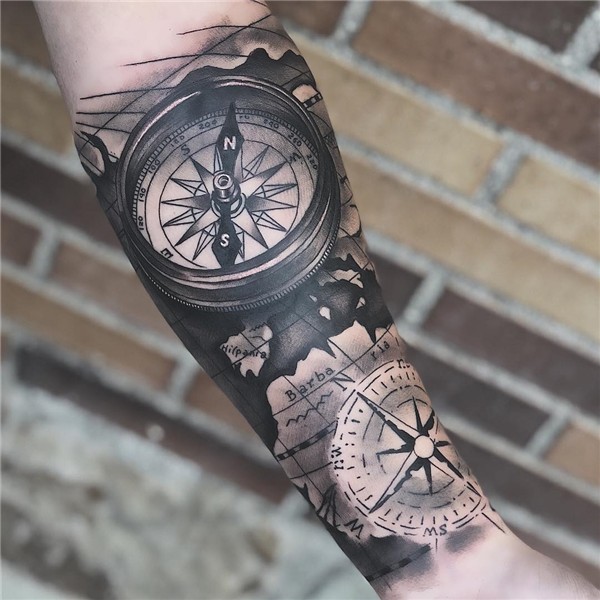 225 Compass Tattoos: Let A Compass Tattoo Guide Your Way! -