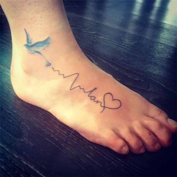 22 Photos of Inspiring Heartbeat Tattoos Heartbeat tattoo de