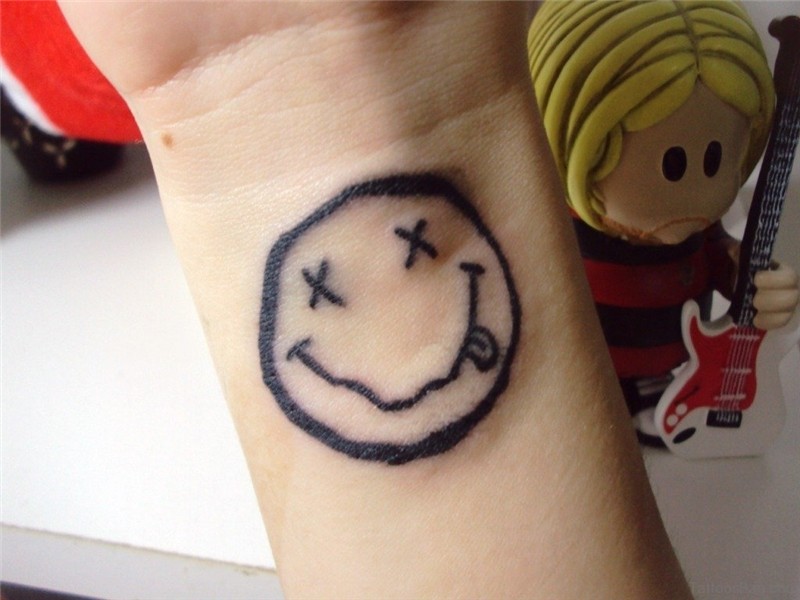 24 Wonderful Smile Wrist Tattoos