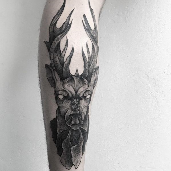 24 mysterious moose tattoos and meanings - Nexttattoos